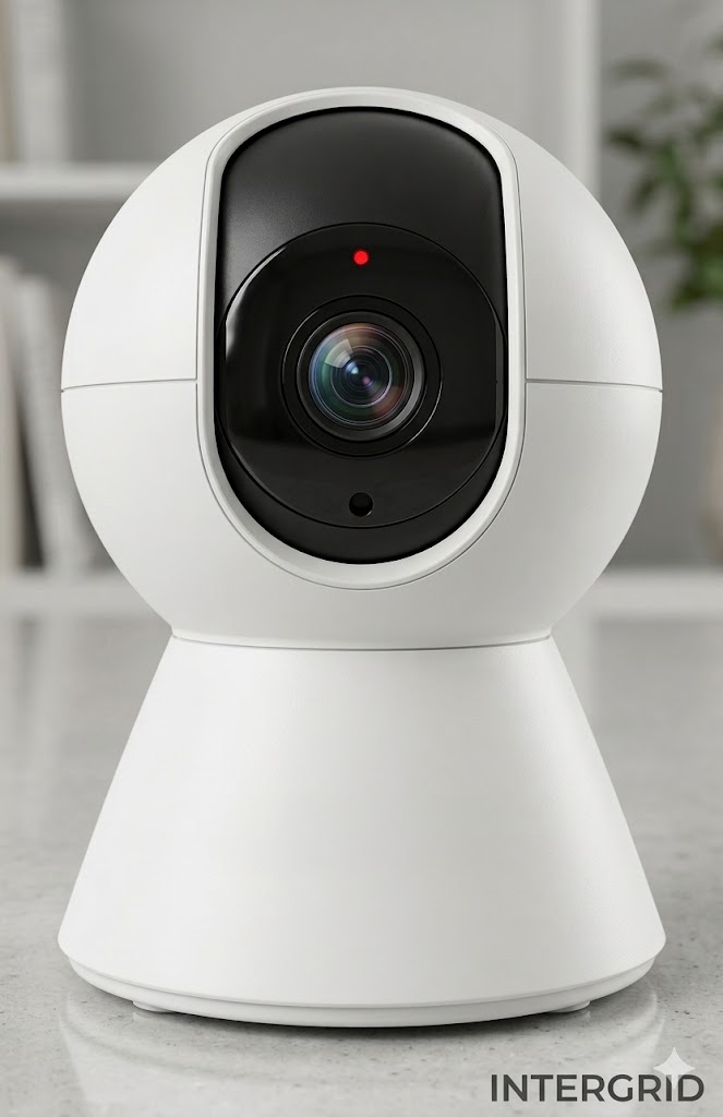 Cámara de Seguridad Wi-Fi 360° Smart Home 1.3MP - App Tuya & Audio Bidireccional.