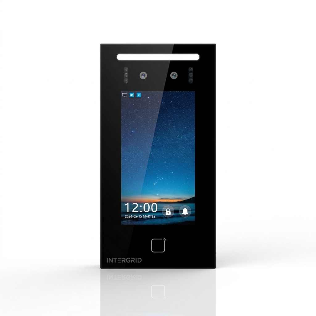 Control de Acceso Biométrico Pro Tuya | Rostro, Tarjeta y App – LCD 5"