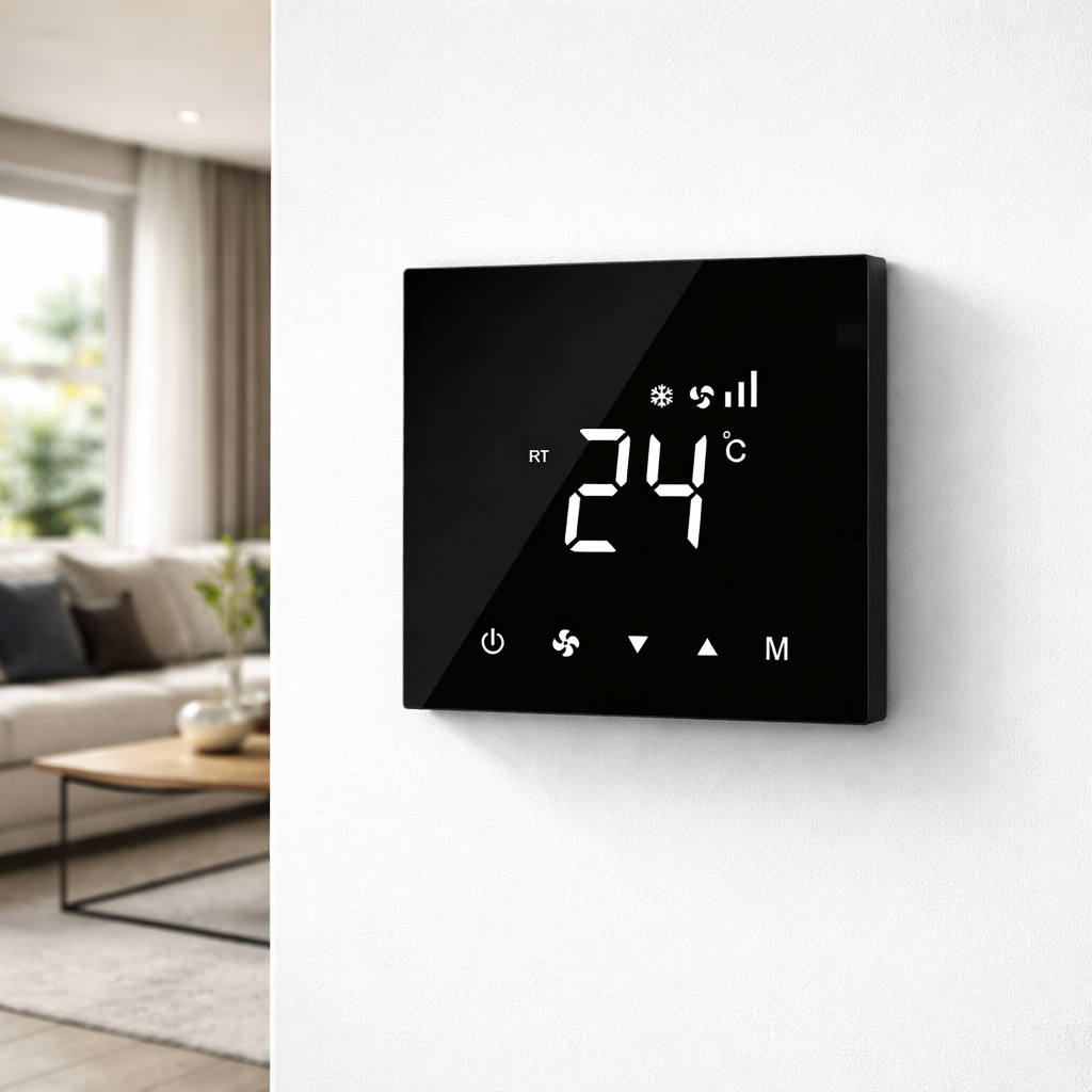 Termostato Inteligente Master Pro Zigbee | Edición Híbrida Hidrónico-IR (Válvula/Fancoil)